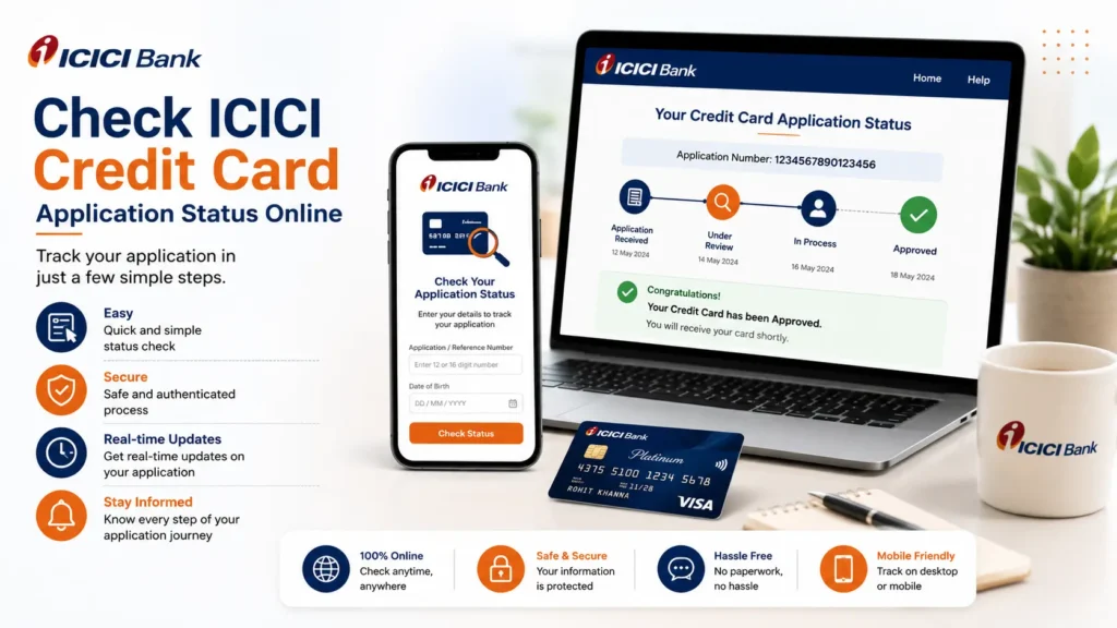 Check ICICI Credit Card Application Status Online