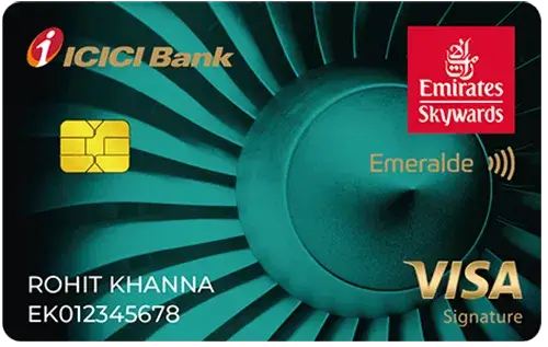 Emirates Skywards ICICI Bank Emeralde Credit Card