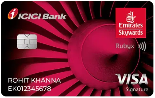 Emirates Skywards ICICI Bank Rubyx Credit Card