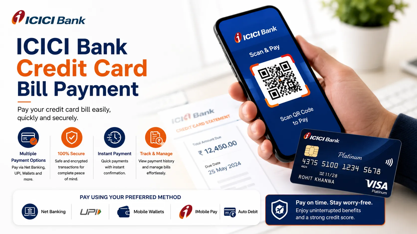 ICICI Bank Credit Card Bill Payment