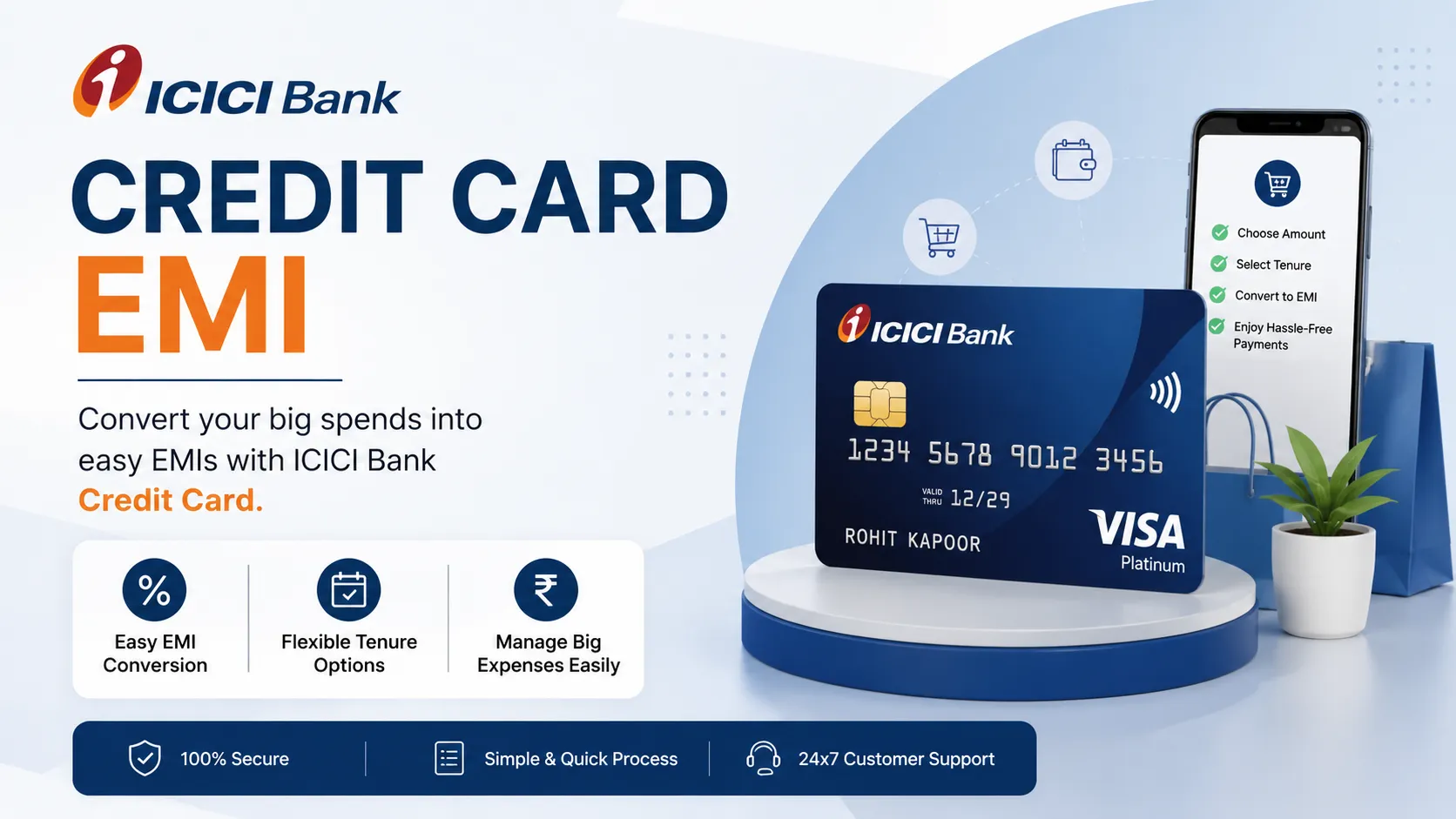ICICI Bank Credit Card EMI