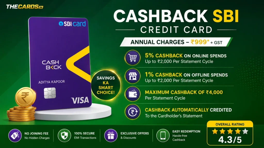 Cashback SBI Credit Card