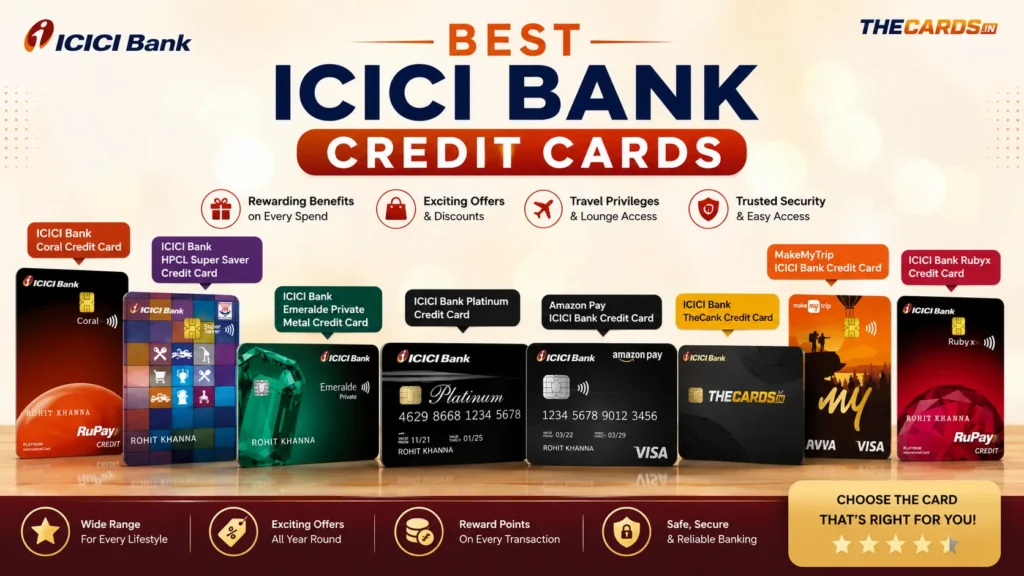 Best ICICI Bank Credit Cards