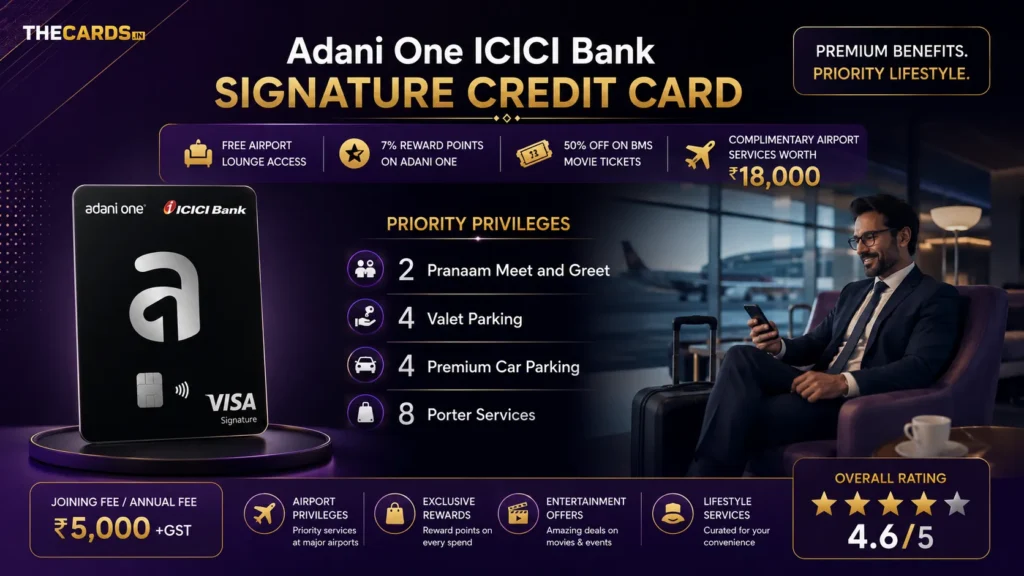 Adani One ICICI Bank Signature Credit Card